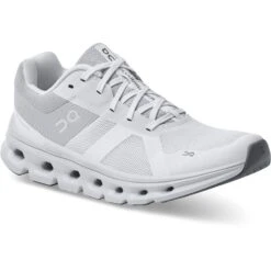 On Running On Cloudrunner Wide Women Running Shoes - White & Frost 13 On Running On Cloudrunner Wide Women Running Shoes - White & Frost -On Running Shop on cloudrunner women running shoe white frost 6 1149237