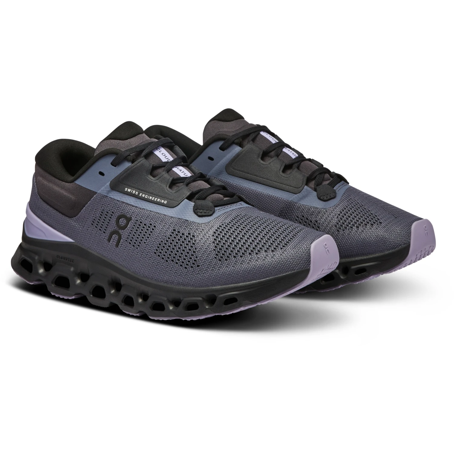 On Running On Cloudstratus 3 Women Running Shoe - Metal & Wisteria 1 On Running On Cloudstratus 3 Women Running Shoe - Metal & Wisteria