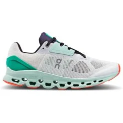 On Running On Cloudstratus Running Shoe - Undyed-White & Creek -On Running Shop on cloudstratus running shoe undyed white creek 5 1456049