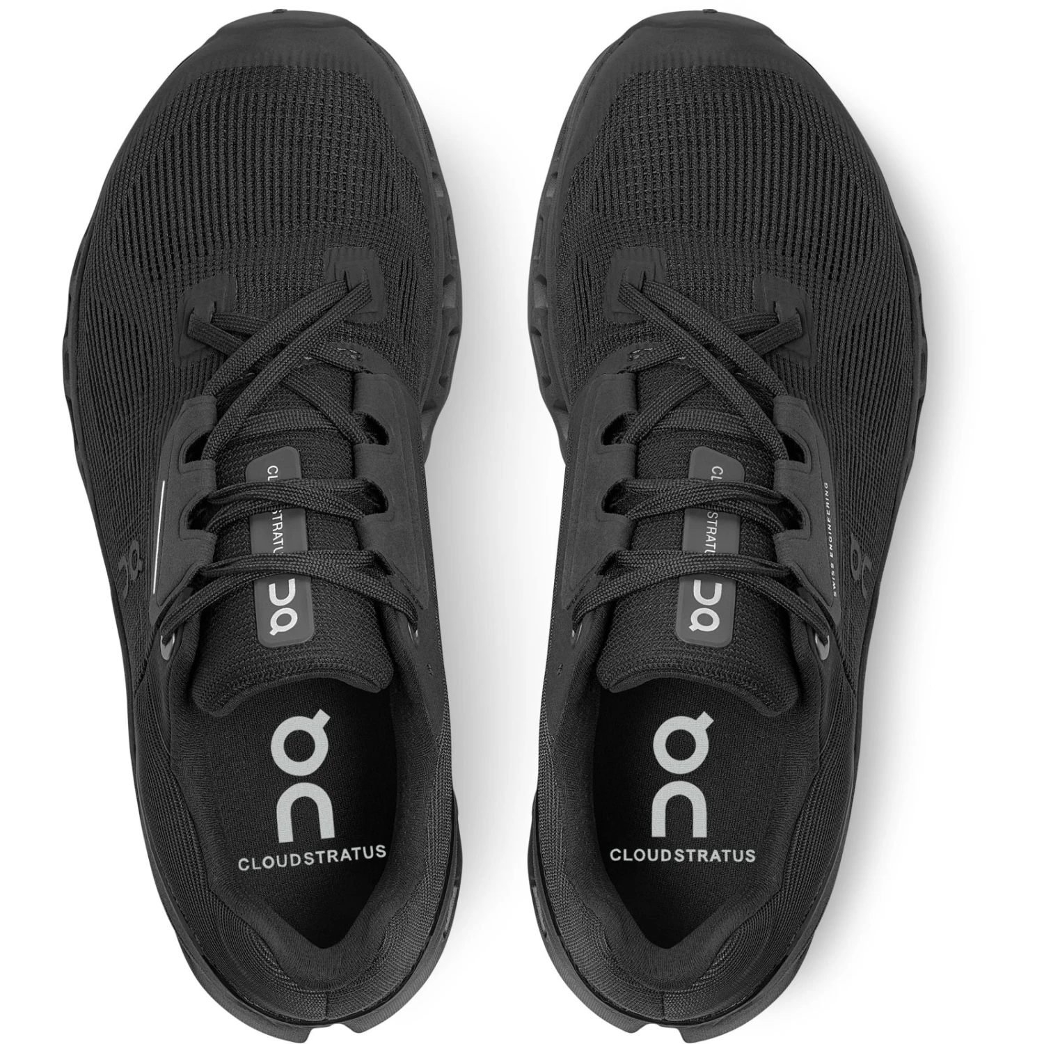 On Running On Cloudstratus Women Running Shoe - Black 2 On Running On Cloudstratus Women Running Shoe - Black - Image 2