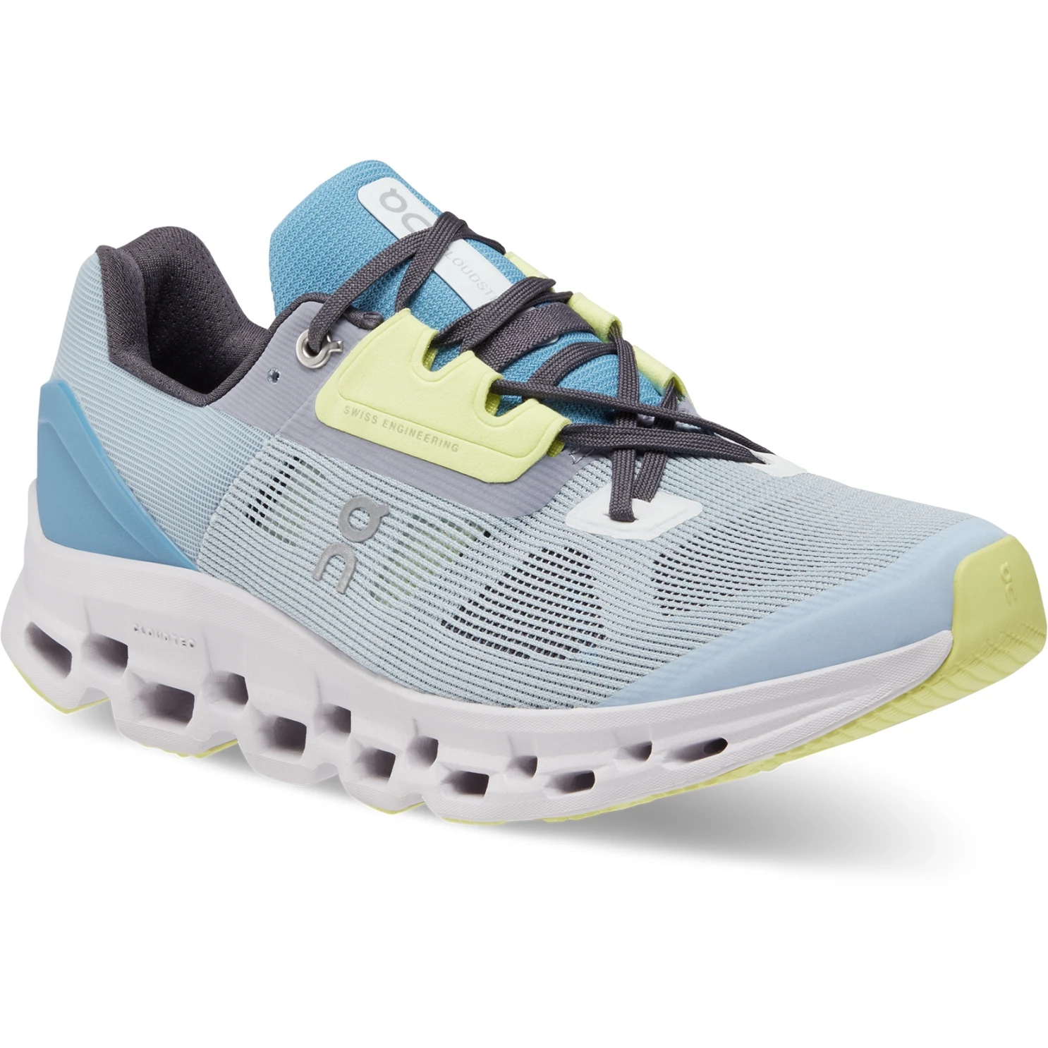 On Running On Cloudstratus Women Running Shoe - Chambray & Lavender 6 On Running On Cloudstratus Women Running Shoe - Chambray & Lavender - Image 6
