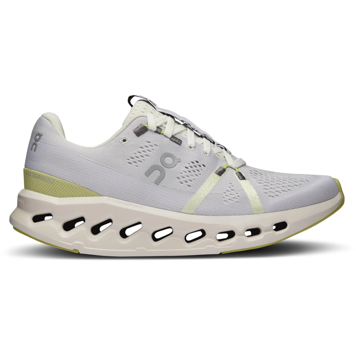 On Running On Cloudsurfer Women's Running Shoes - White & Sand 3 On Running On Cloudsurfer Women's Running Shoes - White & Sand - Image 3