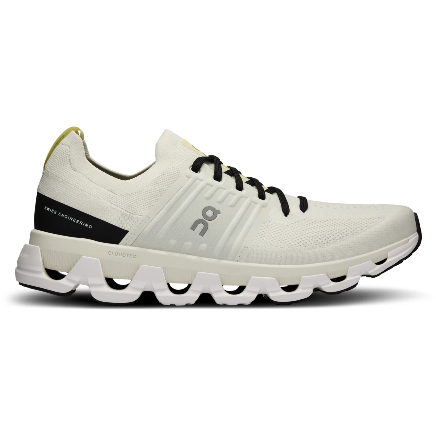 On Running On Cloudswift 3 Running Shoe - Ivory & Black 2 On Running On Cloudswift 3 Running Shoe - Ivory & Black - Image 2