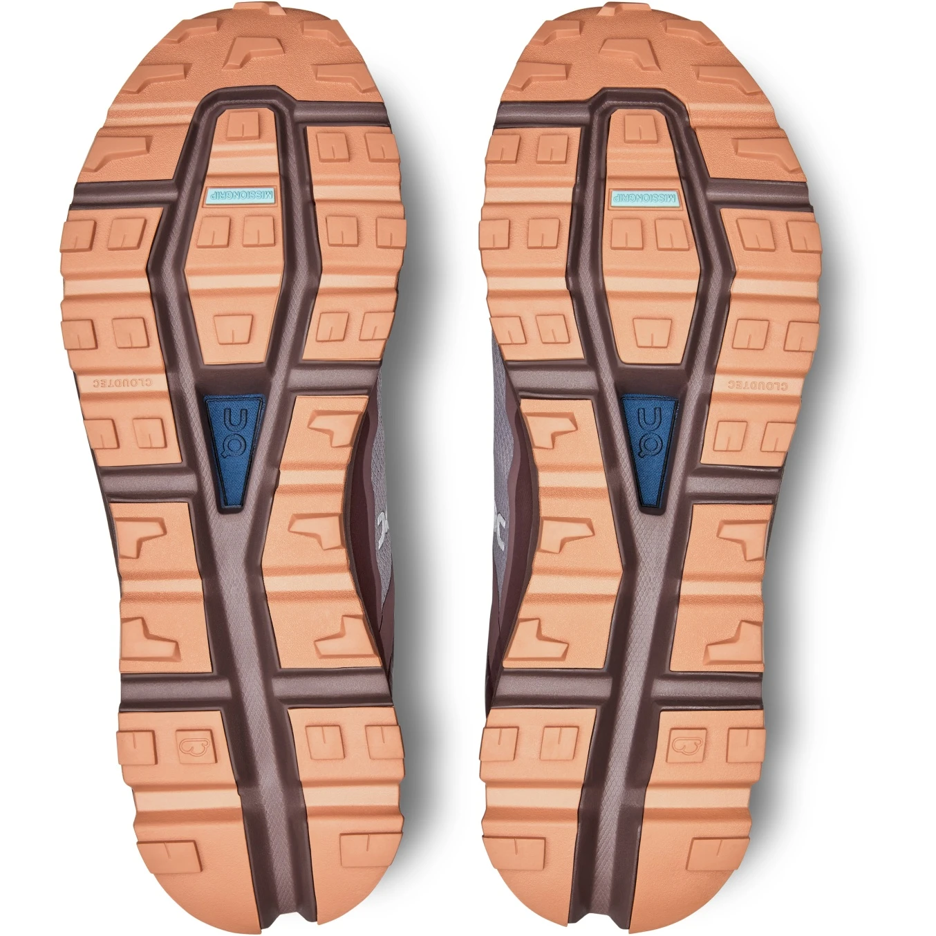 On Running On Cloudvista Waterproof Trailrunning Shoe - Zinc & Grape 3 On Running On Cloudvista Waterproof Trailrunning Shoe - Zinc & Grape - Image 3