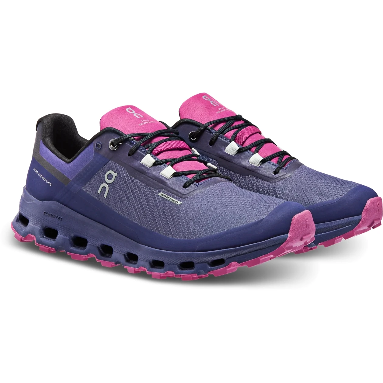 On Running On Cloudvista Waterproof Women Trailrunning Shoe - Flint & Acai 1 On Running On Cloudvista Waterproof Women Trailrunning Shoe - Flint & Acai