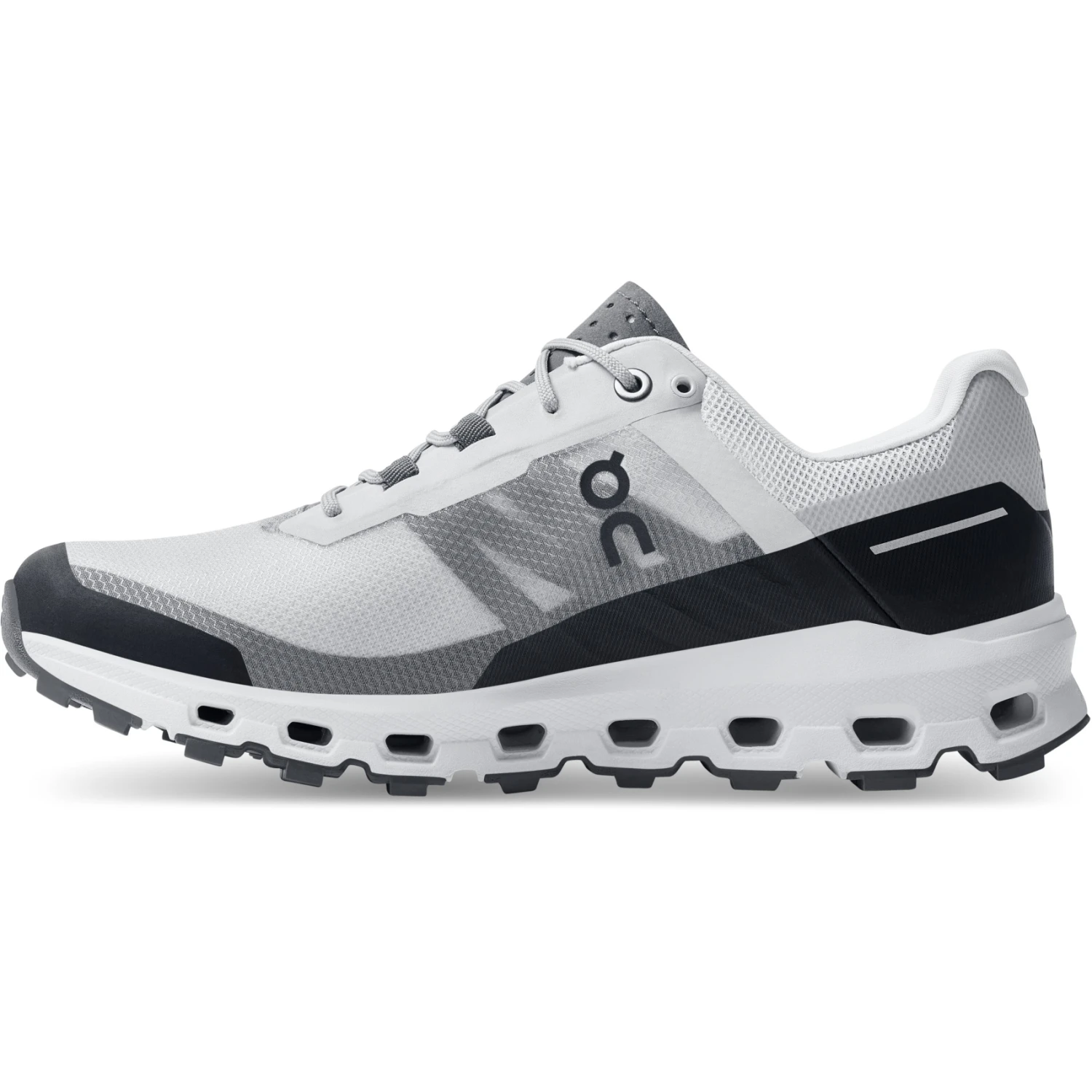 On Running On Cloudvista Women Trailrunning Shoe - Glacier & Black 2 On Running On Cloudvista Women Trailrunning Shoe - Glacier & Black - Image 2