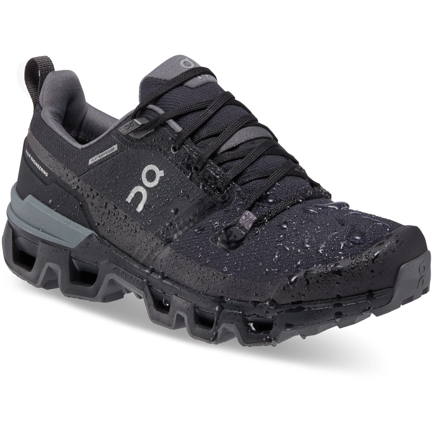 On Running On Cloudwander Waterproof Women Hiking Shoe - Black & Eclipse 2 On Running On Cloudwander Waterproof Women Hiking Shoe - Black & Eclipse - Image 2