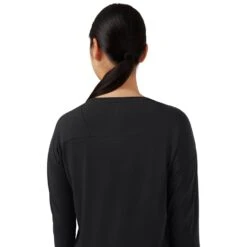 On Running On Comfort Long-T Women Long Sleeve Running Shirt - Black -On Running Shop on comfort long t women long sleeve running shirt black 5 948954