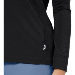 On Running On Comfort Long-T Women Long Sleeve Running Shirt - Black -On Running Shop on comfort long t women long sleeve running shirt black 6 948955