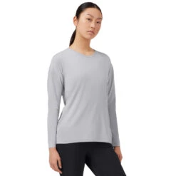 On Running On Comfort Long-T Women Long Sleeve Running Shirt - Glacier