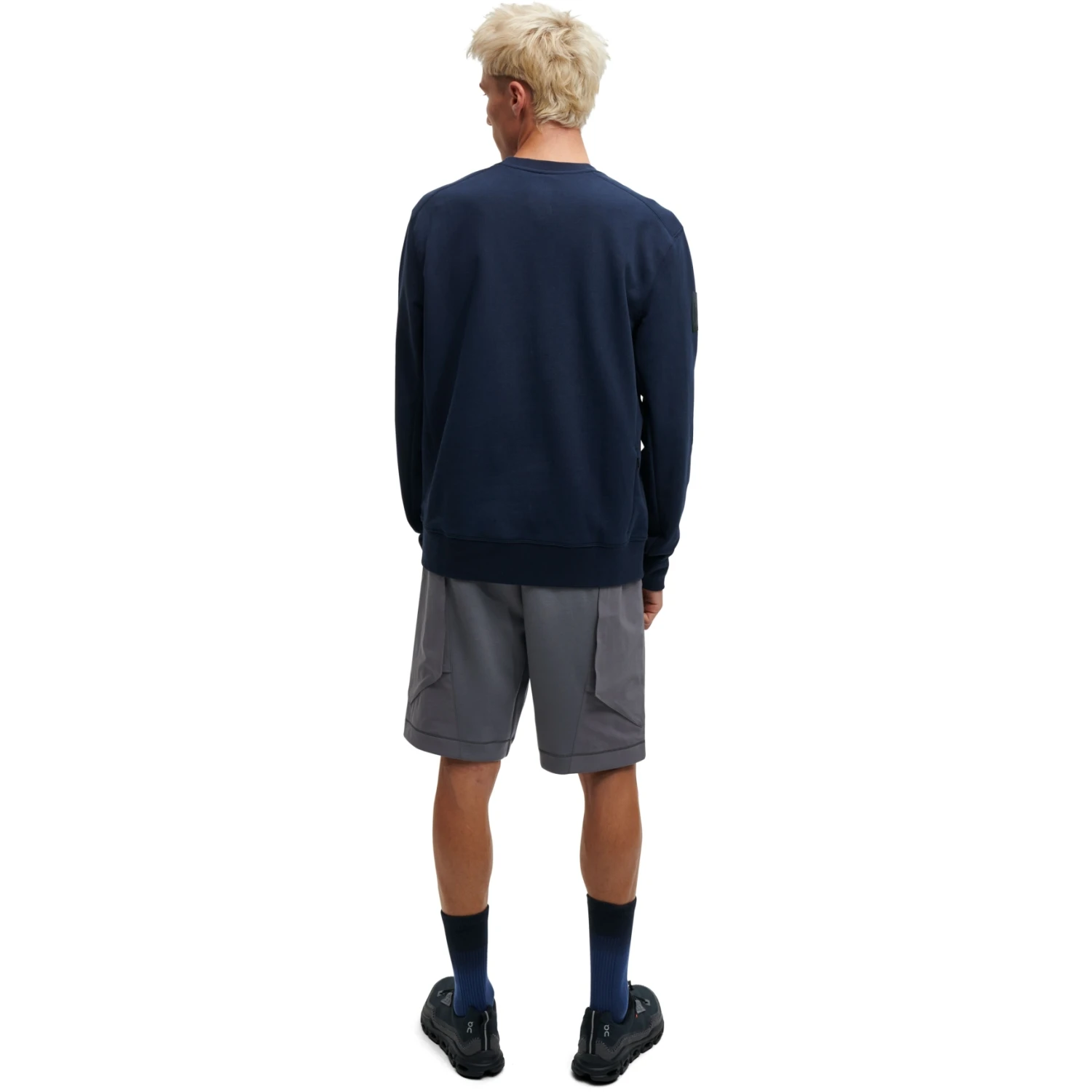 On Running On Crew Neck Sweatshirt - Navy 3 On Running On Crew Neck Sweatshirt - Navy - Image 3