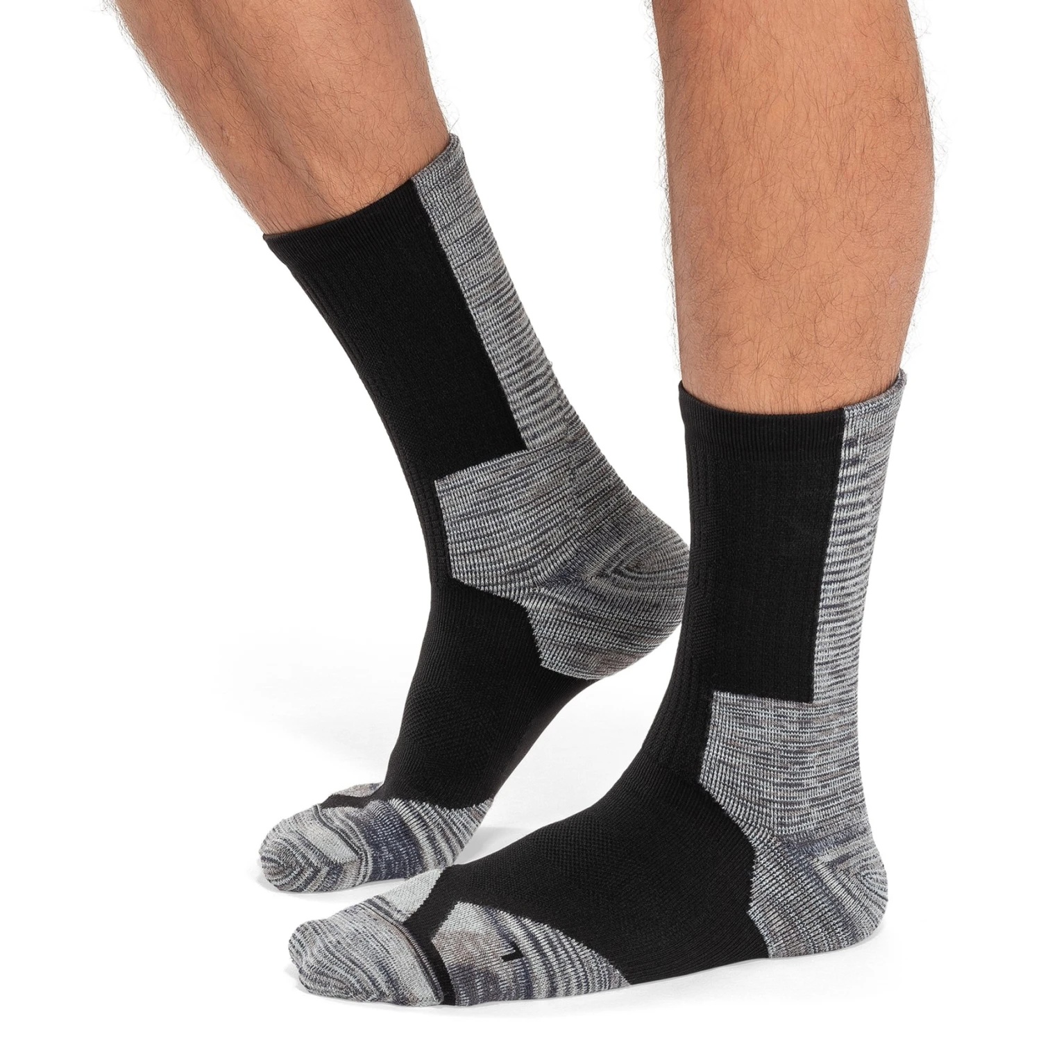 On Running On Explorer Merino Sock - Black & Glacier 1 On Running On Explorer Merino Sock - Black & Glacier