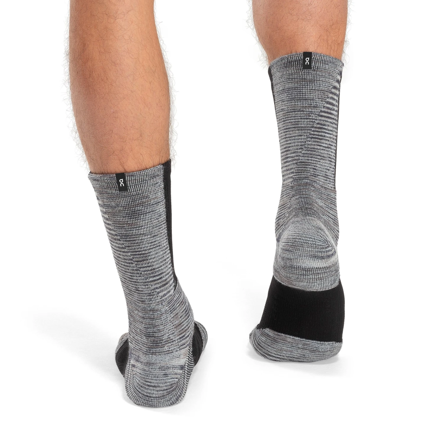 On Running On Explorer Merino Sock - Black & Glacier 2 On Running On Explorer Merino Sock - Black & Glacier - Image 2