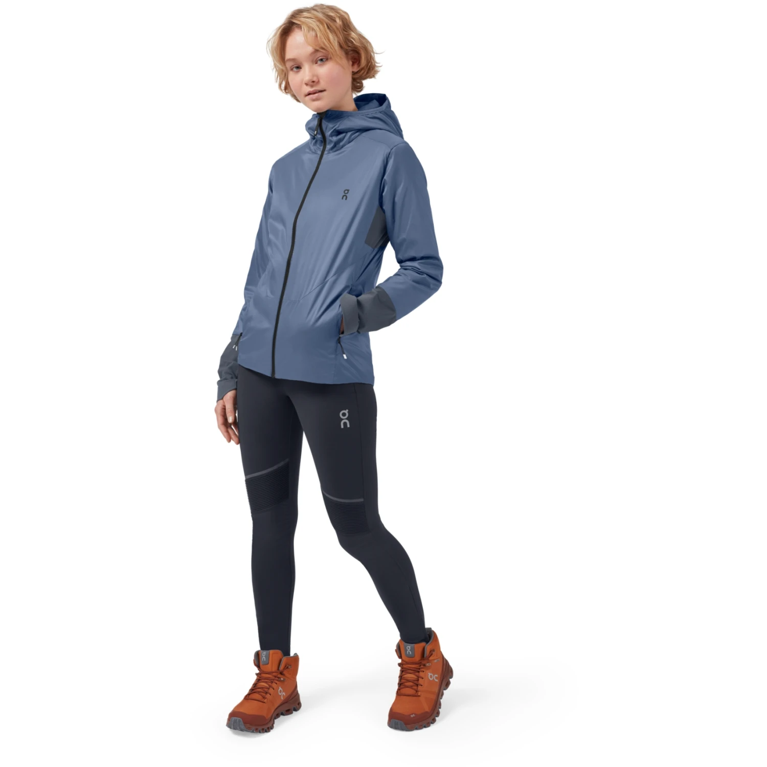 On Running On Insulator Jacket Women - Cerulean & Dark 2 On Running On Insulator Jacket Women - Cerulean & Dark - Image 2