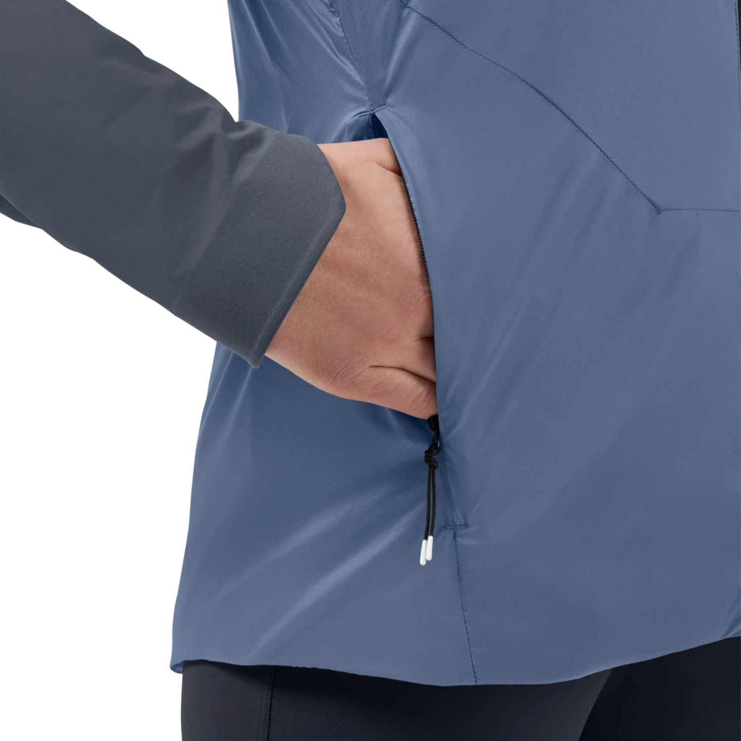 On Running On Insulator Jacket Women - Cerulean & Dark 8 On Running On Insulator Jacket Women - Cerulean & Dark - Image 8