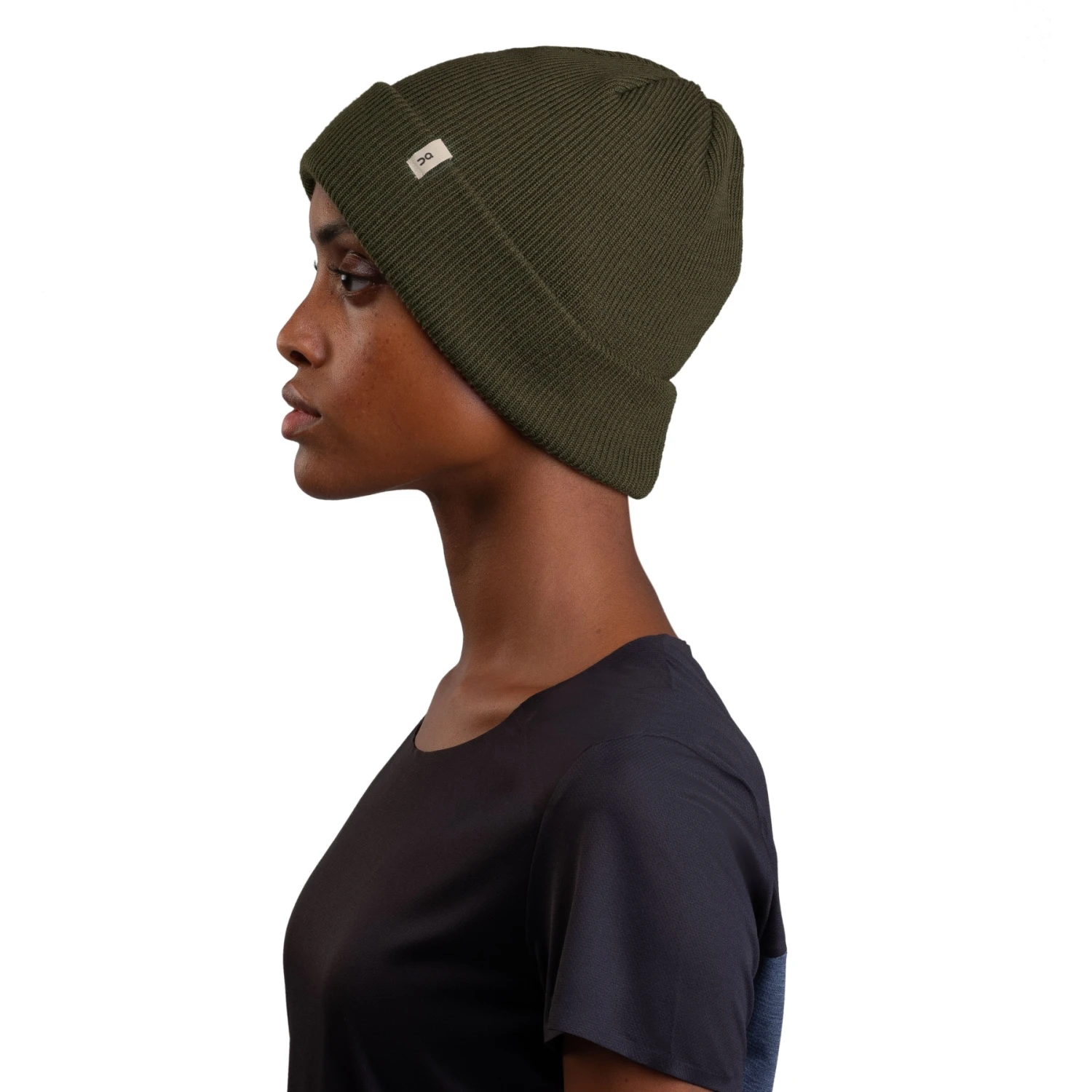 On Running On Merino Beanie - Olive 4 On Running On Merino Beanie - Olive - Image 4