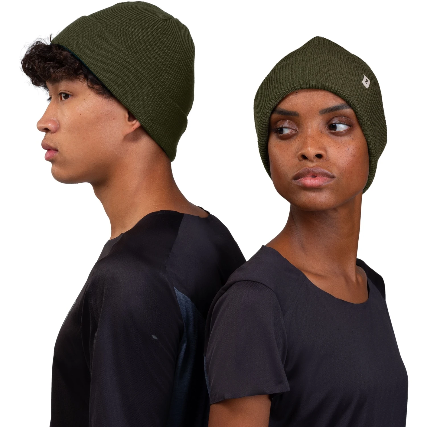 On Running On Merino Beanie - Olive 2 On Running On Merino Beanie - Olive - Image 2