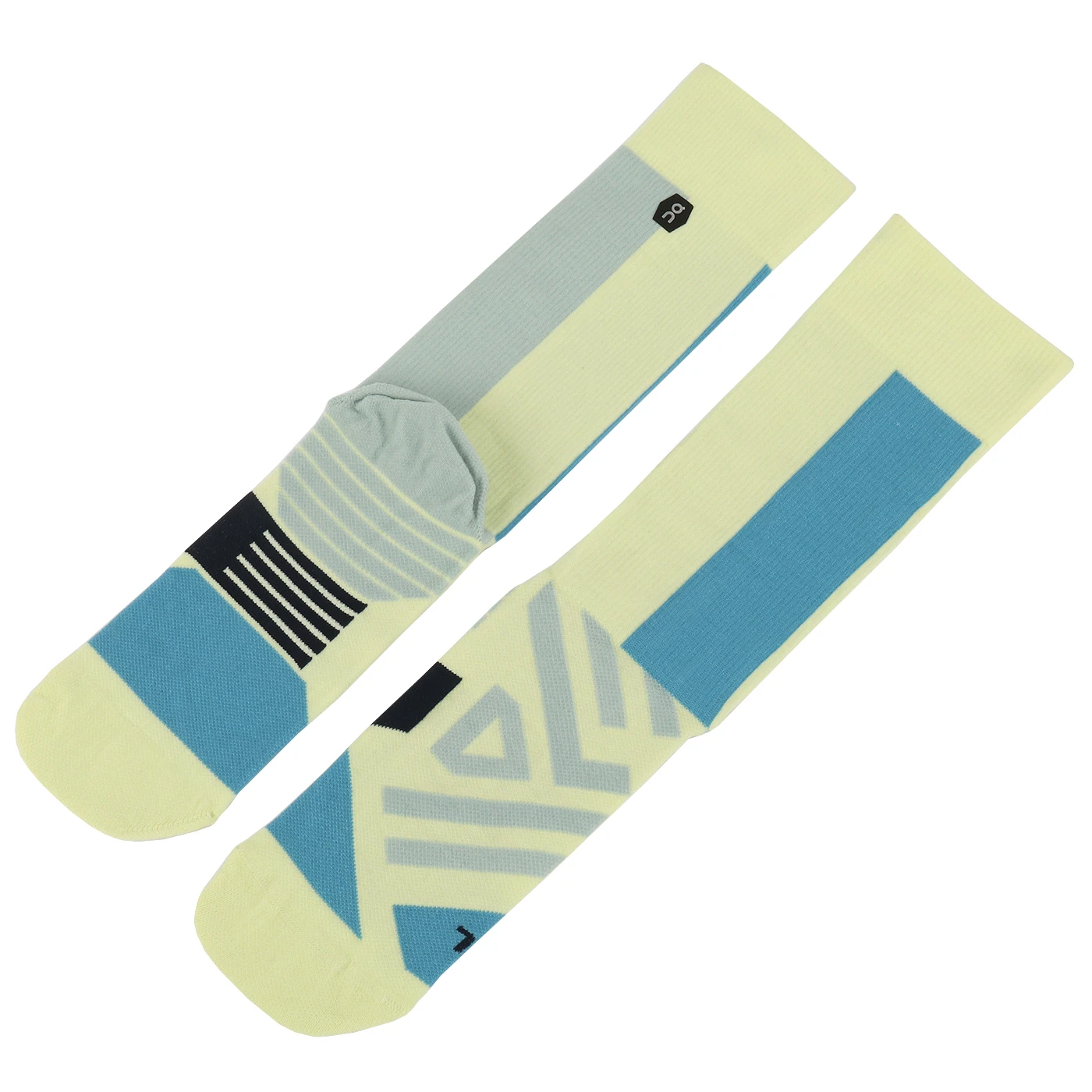 On Running On Performance High Sock Women - Meadow & Niagara 2 On Running On Performance High Sock Women - Meadow & Niagara - Image 2