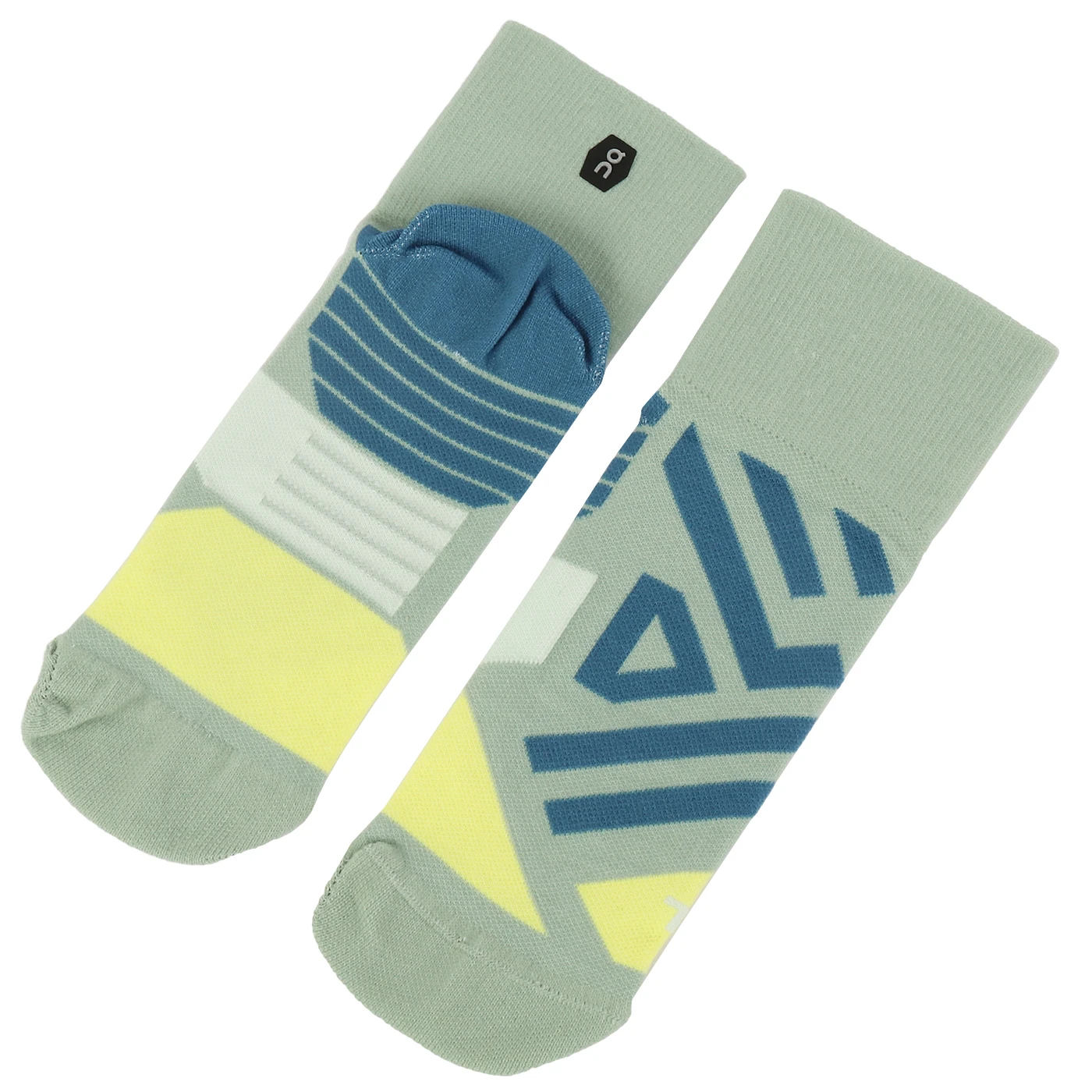 On Running On Performance Mid Sock Men - Zest & Moss 2 On Running On Performance Mid Sock Men - Zest & Moss - Image 2