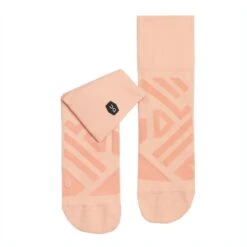On Running On Performance Mid Sock Women - Rose & Flamingo