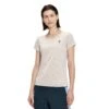 On Running On Performance-T Women Running Shirt - Pearl & Undyed-White