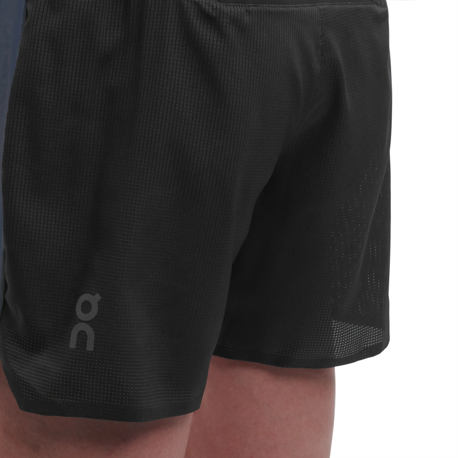 On Running On 5 Inch Lightweight Shorts Men - Denim & Black 6 On Running On 5 Inch Lightweight Shorts Men - Denim & Black - Image 6