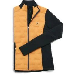 On Running On Climate Jacket Women - Mango & Black 12 On Running On Climate Jacket Women - Mango & Black -On Running Shop on running climate jacket women mango black 1 1279398