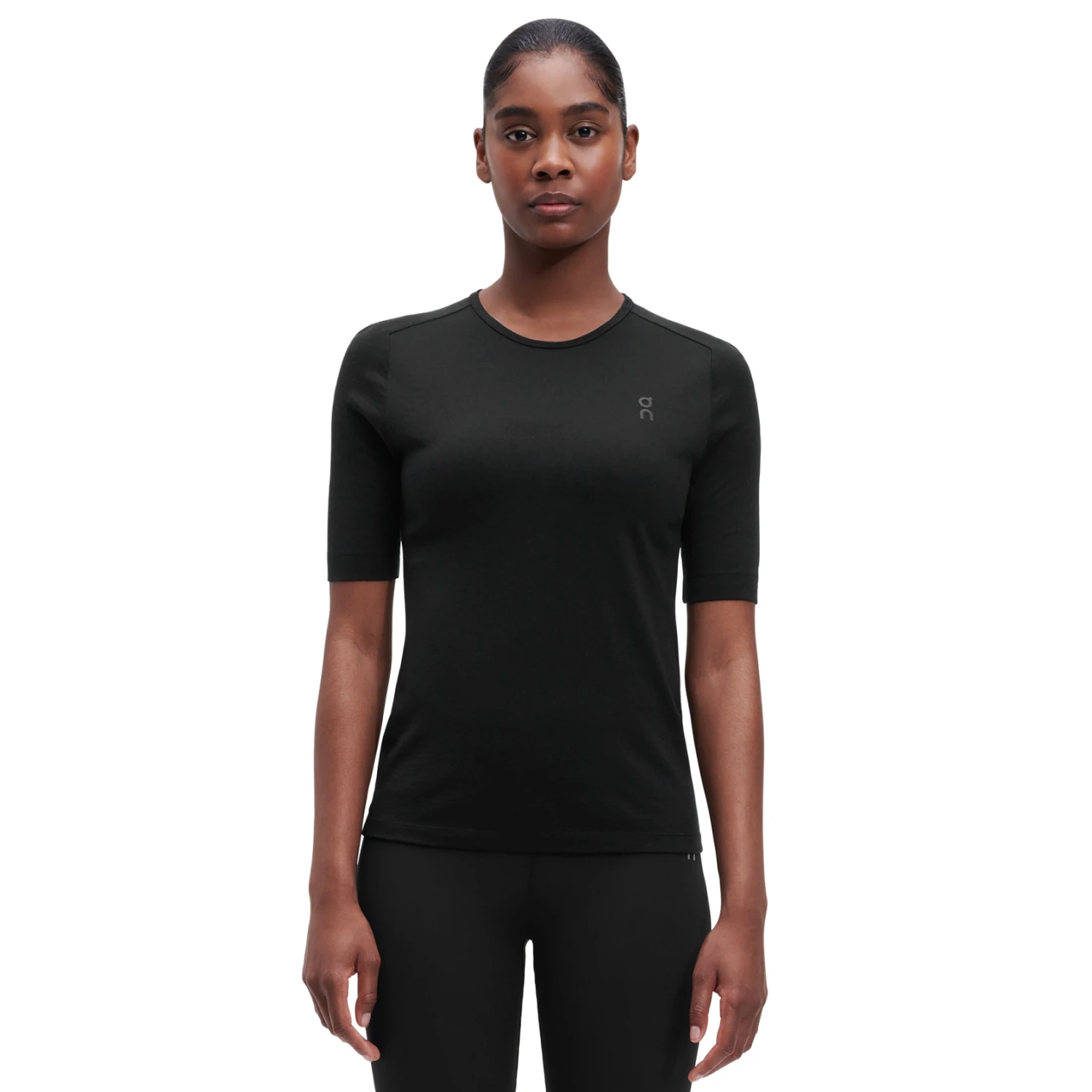 On Running On Merino-T Women - Black 1 On Running On Merino-T Women - Black