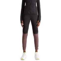 On Running Pants Women - Grape & Black