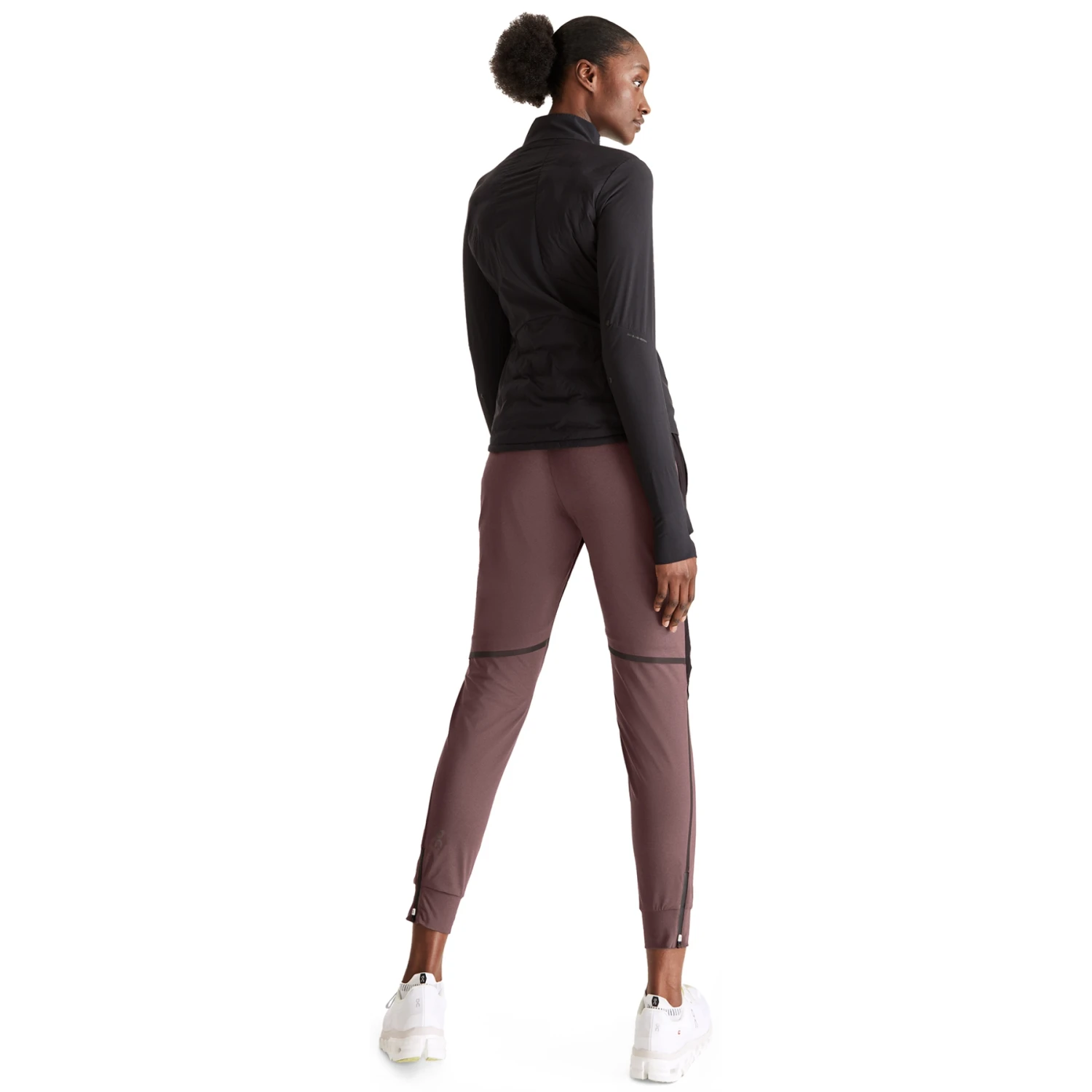 On Running Pants Women - Grape & Black 3 On Running Pants Women - Grape & Black - Image 3