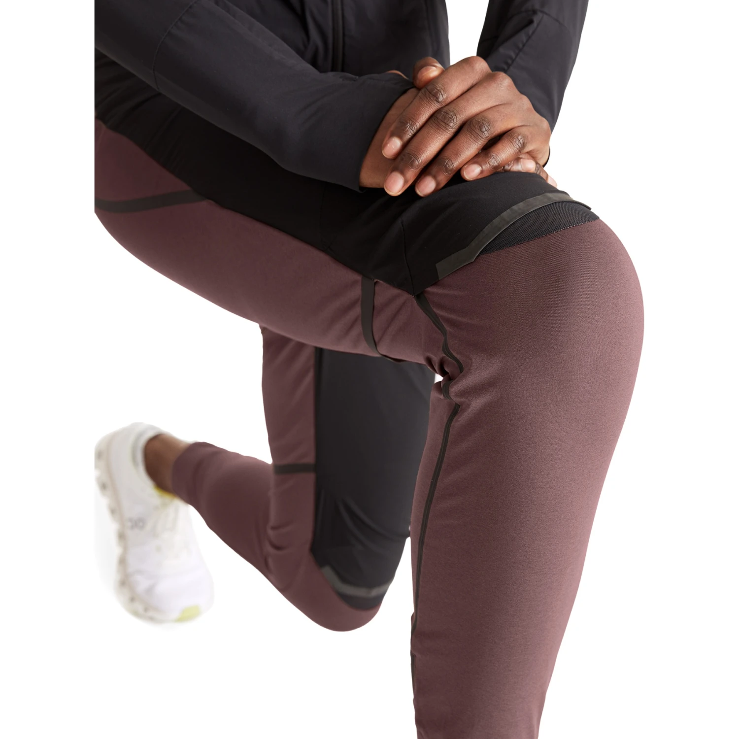 On Running Pants Women - Grape & Black 5 On Running Pants Women - Grape & Black - Image 5