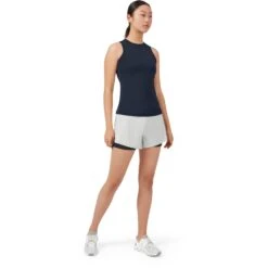 On Running Shorts Women - Glacier & Black 11 On Running Shorts Women - Glacier & Black -On Running Shop on running shorts women glacier black 3 949135