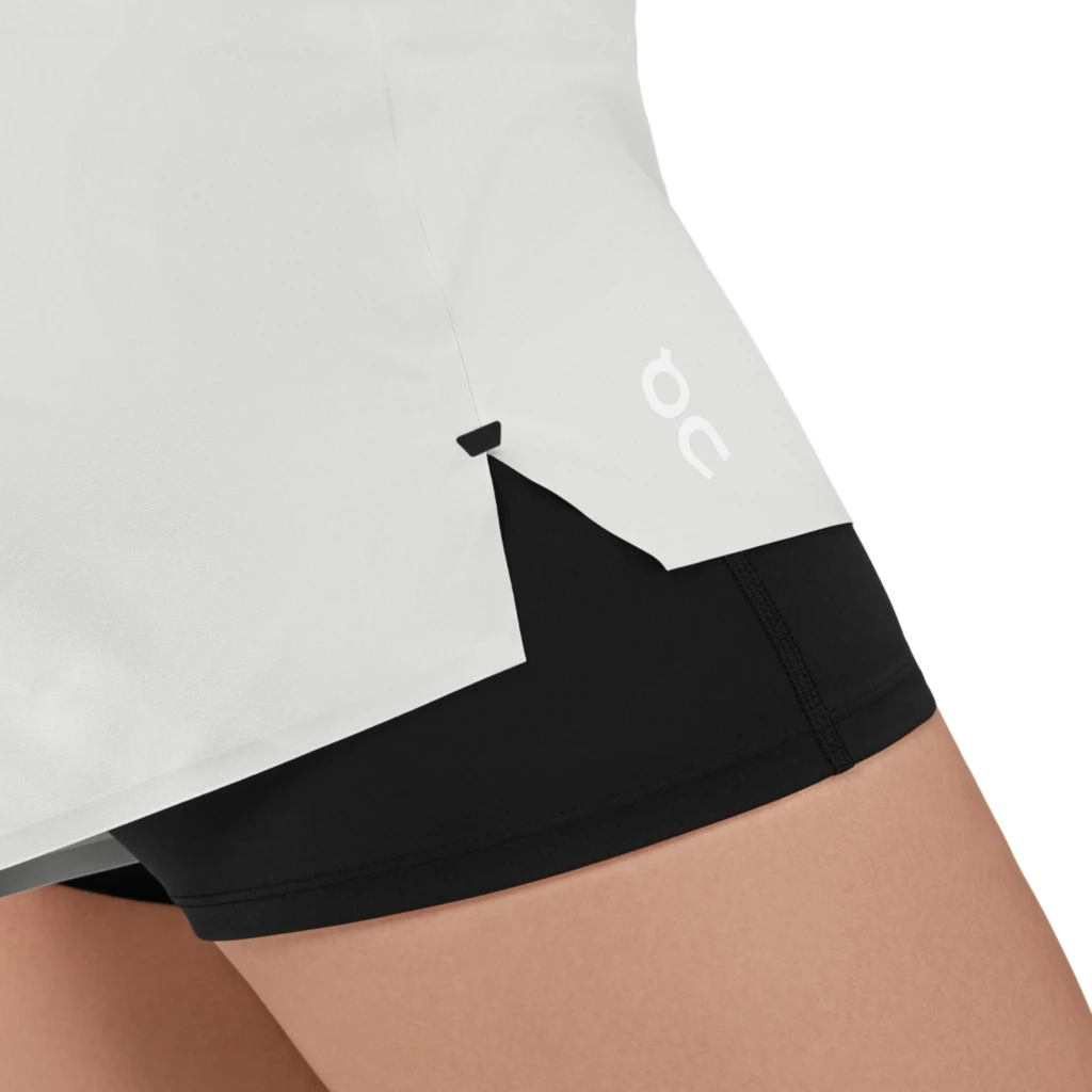 On Running Shorts Women - Glacier & Black 5 On Running Shorts Women - Glacier & Black - Image 5