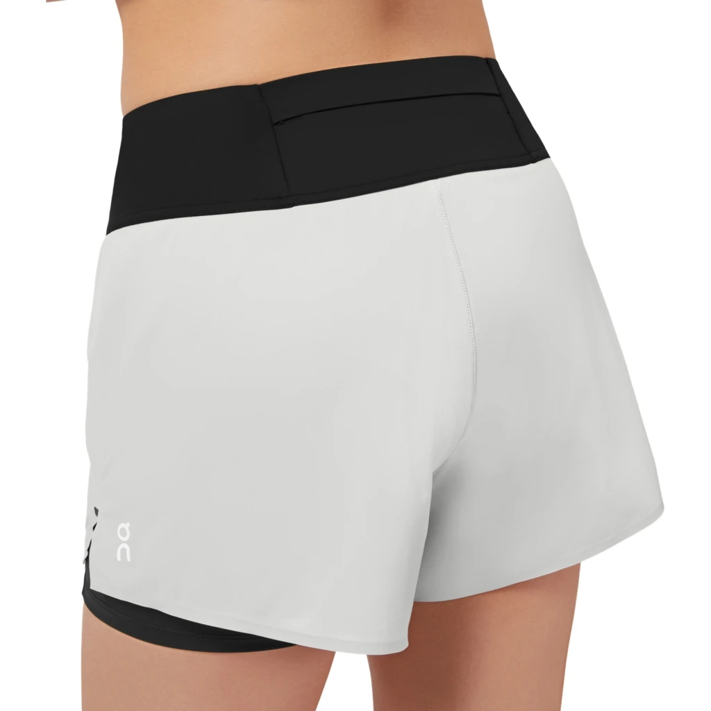 On Running Shorts Women - Glacier & Black 7 On Running Shorts Women - Glacier & Black - Image 7