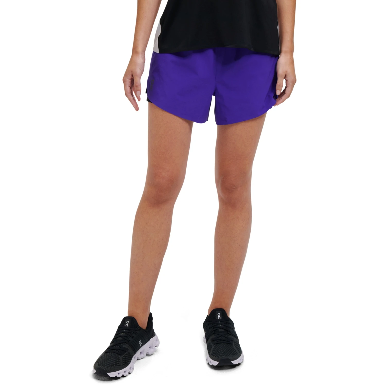 On Running Shorts Women - Twilight & Black 4 On Running Shorts Women - Twilight & Black - Image 4