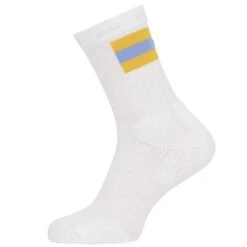 On Running On Tennis Sock Women - White & Mustard
