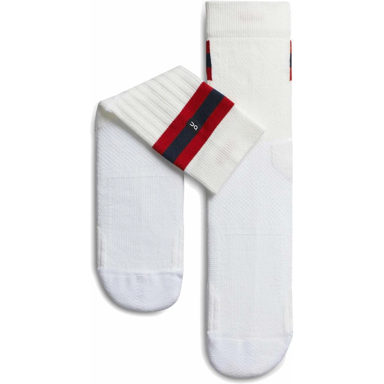 On Running On Tennis Sock - White & Red 5 On Running On Tennis Sock - White & Red - Image 5