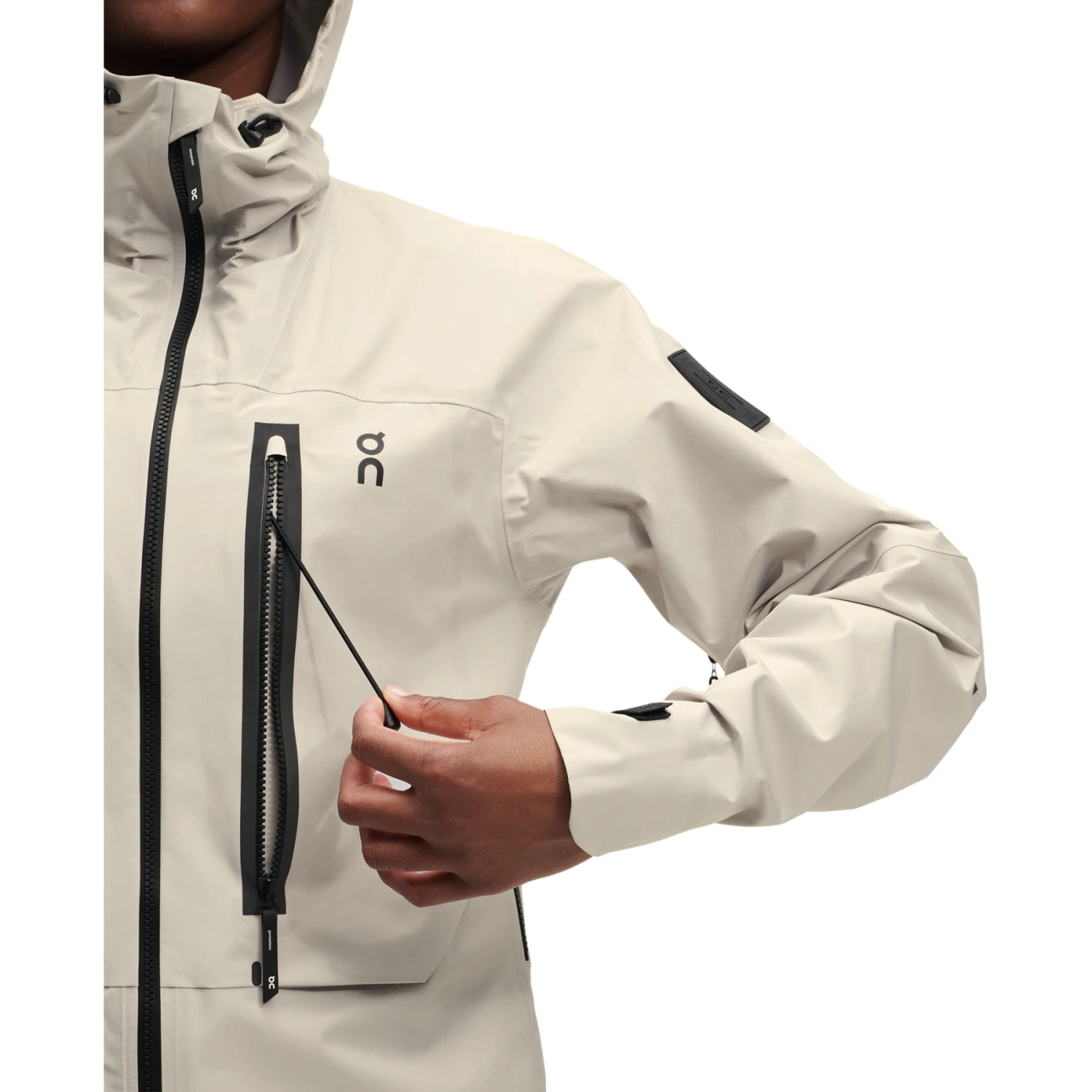 On Running On Storm Jacket Women - Pearl 5 On Running On Storm Jacket Women - Pearl - Image 5