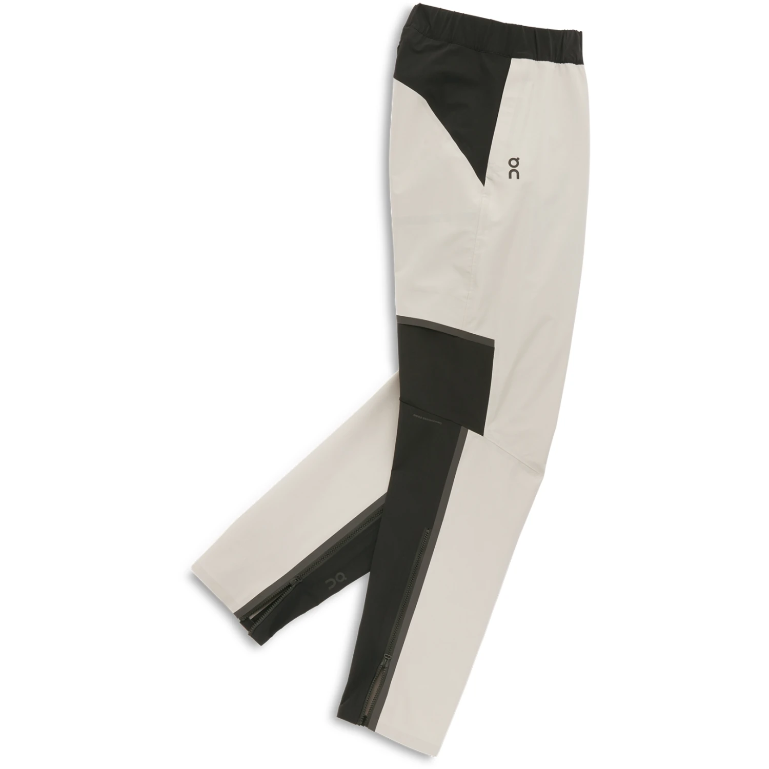 On Running On Storm Pants Women - Pearl & Black 1 On Running On Storm Pants Women - Pearl & Black