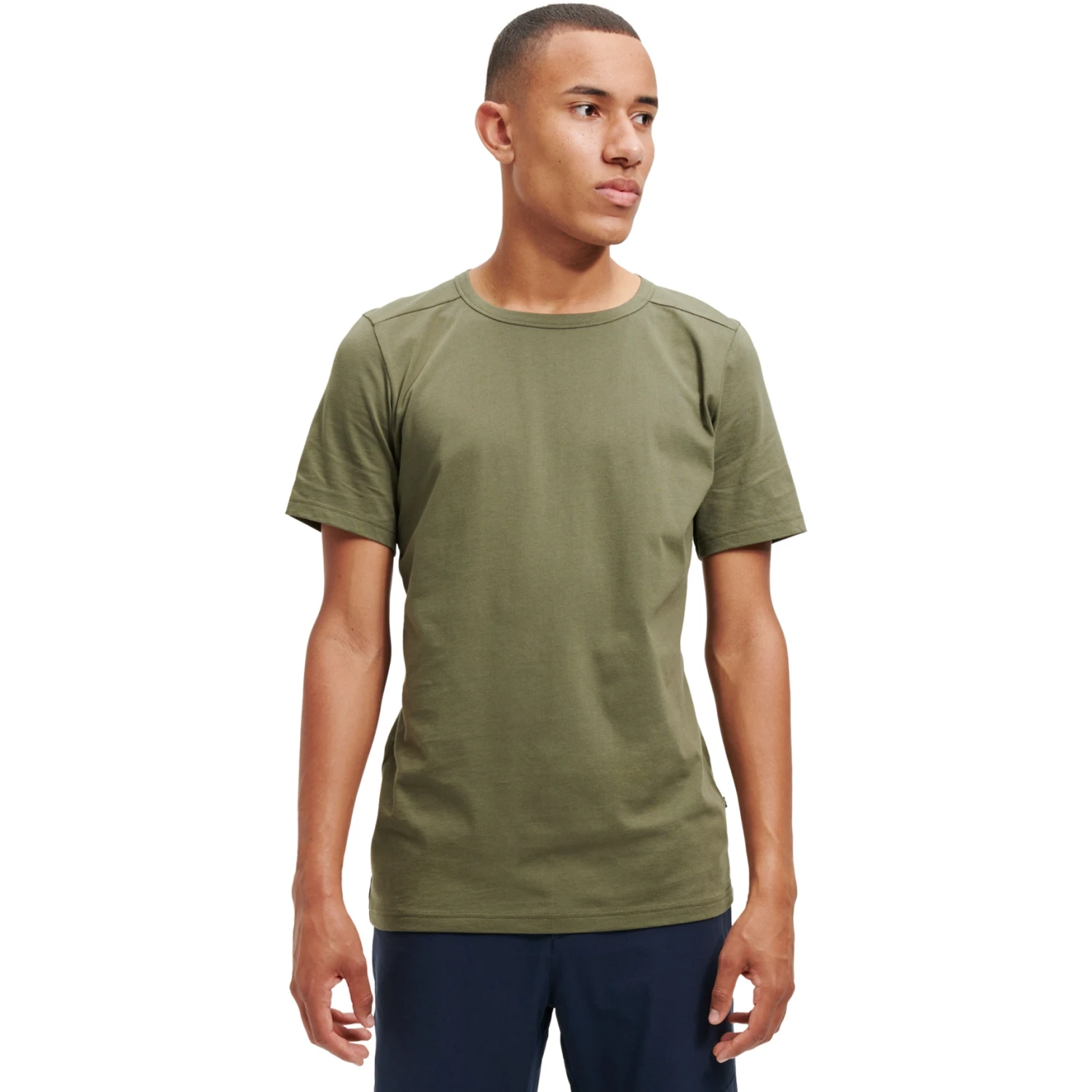 On Running On T Shirt - Olive 1 On Running On T Shirt - Olive