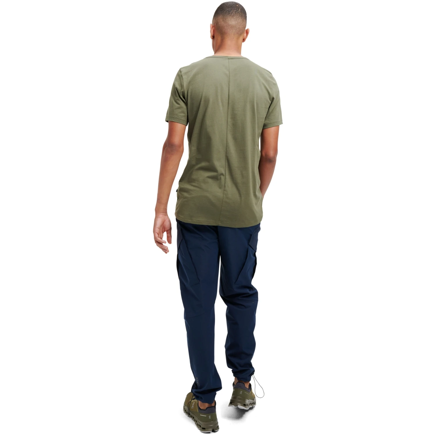 On Running On T Shirt - Olive 3 On Running On T Shirt - Olive - Image 3