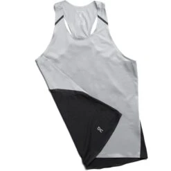 On Running On Tank-T Women Running Shirt - Glacier & Black -On Running Shop on tank t women running shirt glacier black 1 948789