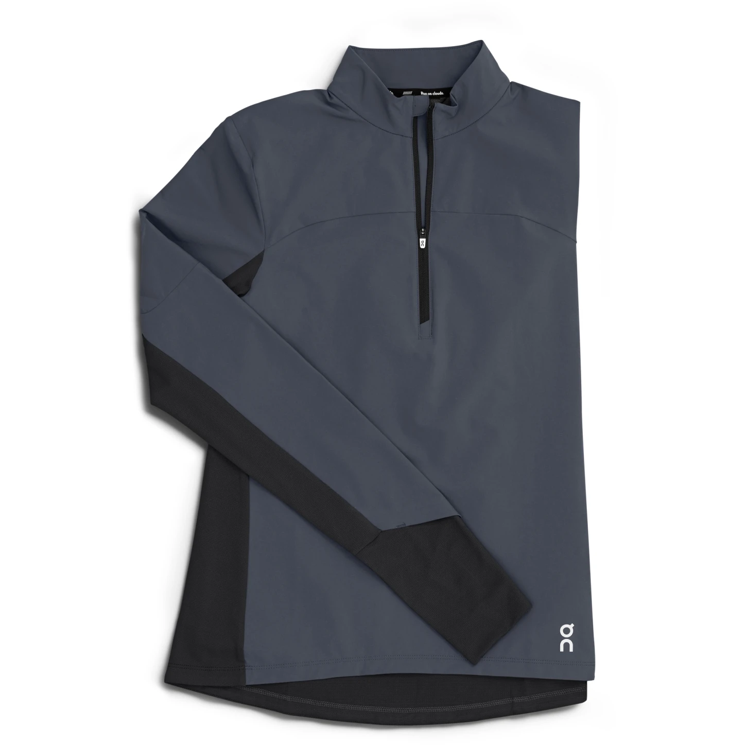 On Running On Trail Breaker Women Long Sleeve Running Shirt - Dark & Black 4 On Running On Trail Breaker Women Long Sleeve Running Shirt - Dark & Black - Image 4