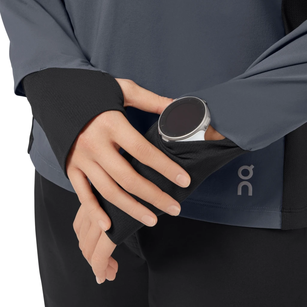 On Running On Trail Breaker Women Long Sleeve Running Shirt - Dark & Black 7 On Running On Trail Breaker Women Long Sleeve Running Shirt - Dark & Black - Image 7