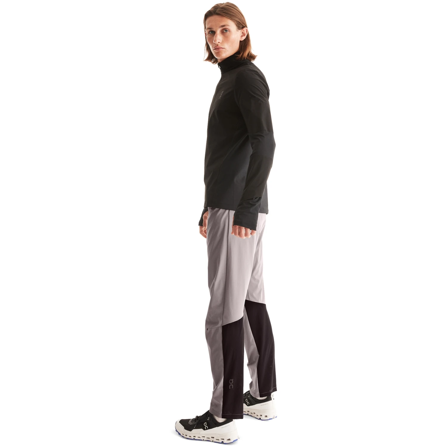 On Running On Trek Pants - Zinc & Black 7 On Running On Trek Pants - Zinc & Black - Image 7