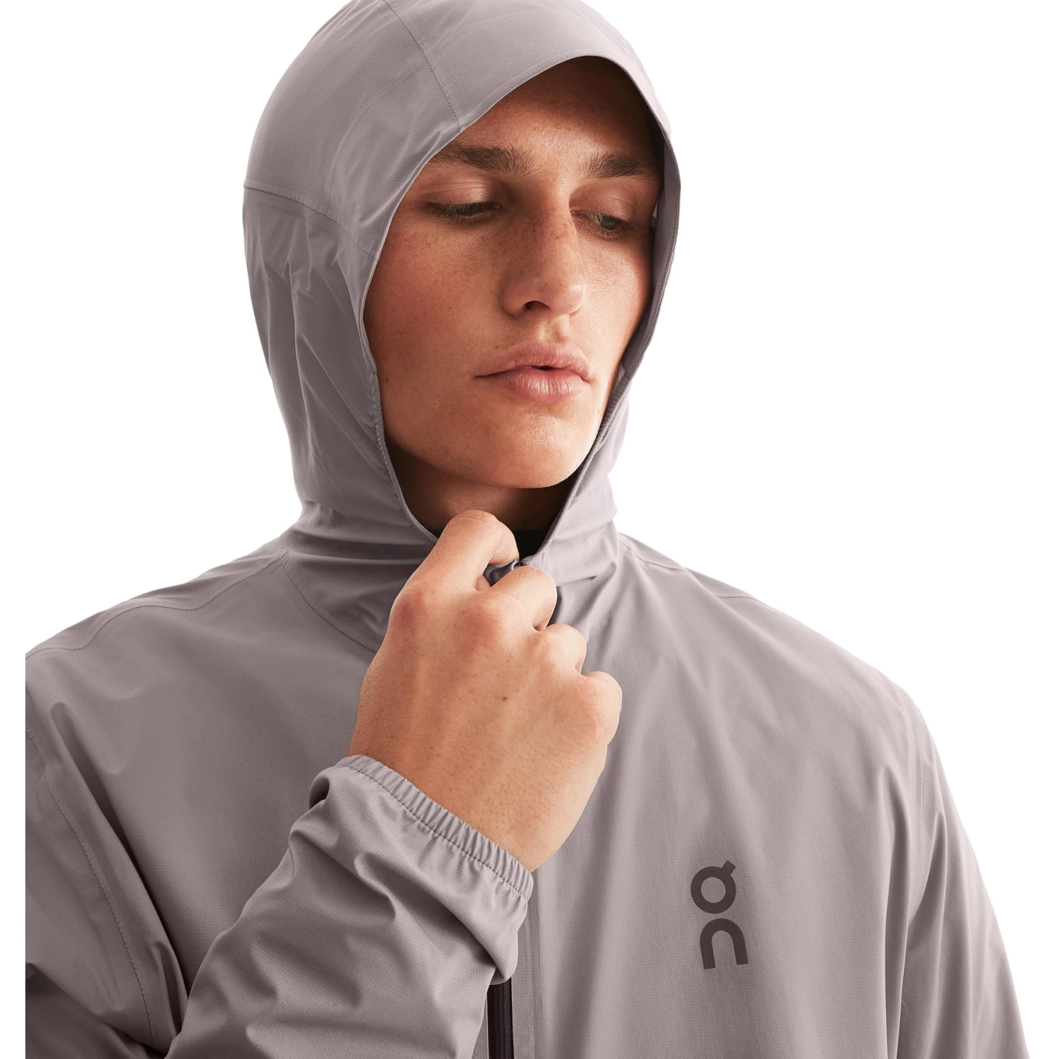 On Running On Waterproof Anorak Men - Zinc 2 On Running On Waterproof Anorak Men - Zinc - Image 2