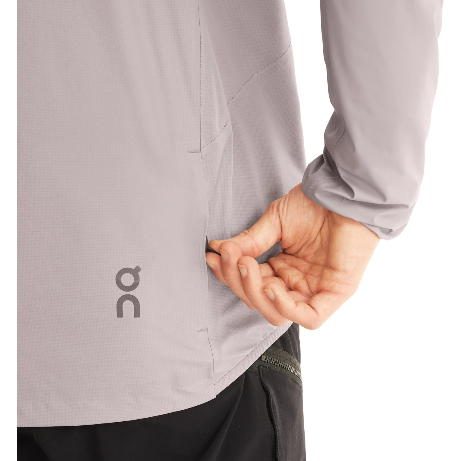 On Running On Waterproof Anorak Men - Zinc 4 On Running On Waterproof Anorak Men - Zinc - Image 4