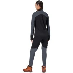 On Running On Waterproof Pants Women - Black & Dark -On Running Shop on waterproof pants women black dark 4 949193