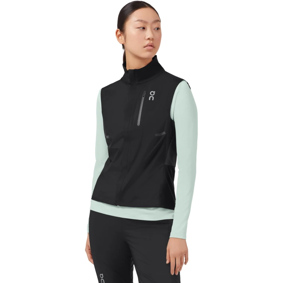 On Running On Weather Vest Women - Black 2 On Running On Weather Vest Women - Black - Image 2