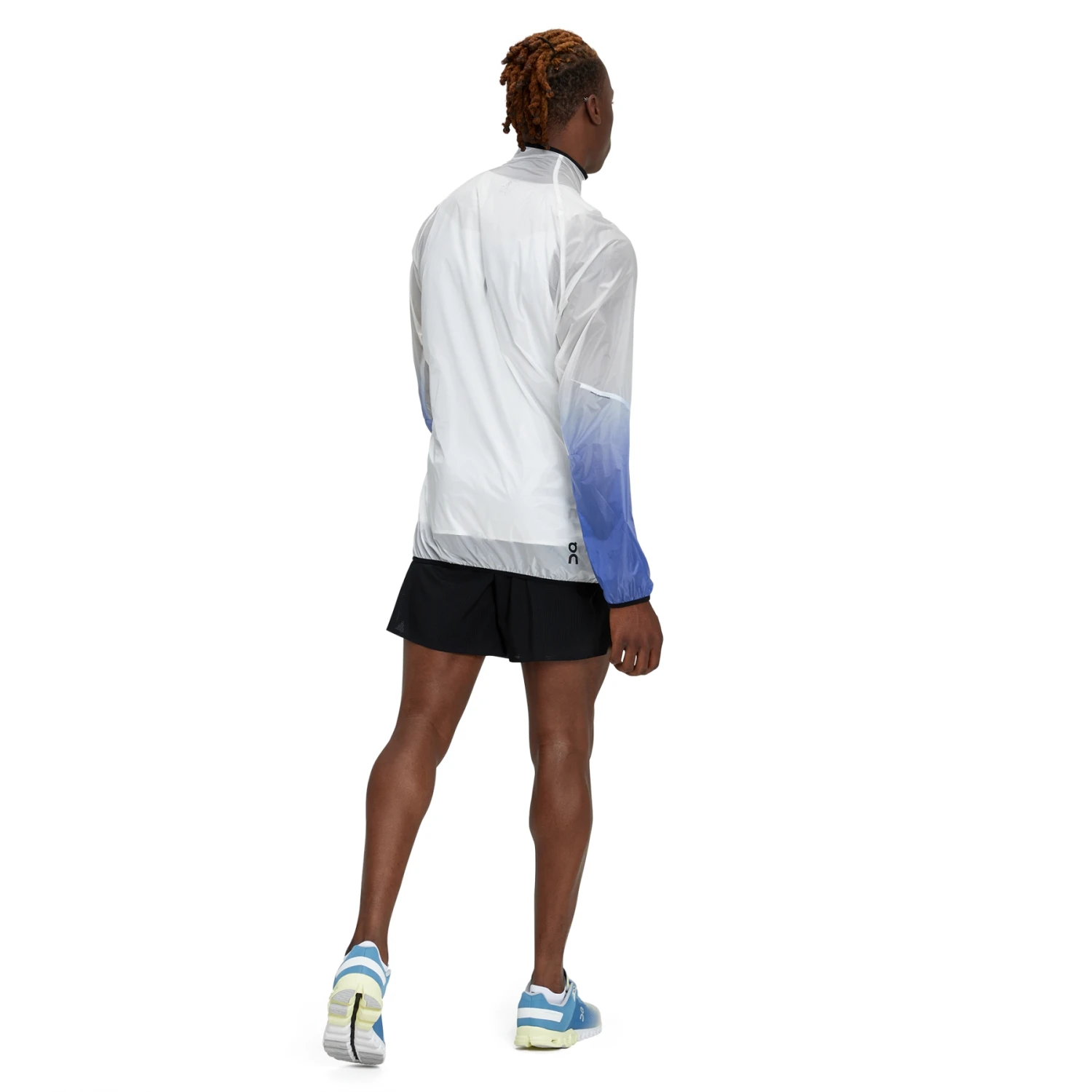 On Running On Zero Jacket - Undyed-White & Cobalt 3 On Running On Zero Jacket - Undyed-White & Cobalt - Image 3